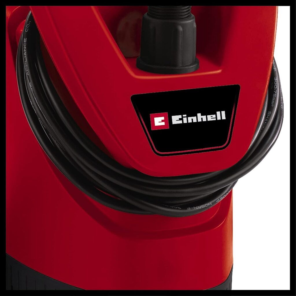 Einhell GE-SP 3546 RB Rain Barrel Pump (350 W, Max. Foreign Body Size 2.5 mm, Max. Flow Rate 4.6 L/h, Maximum Discharge Head 11 m, Stepless Float Switch, Plastic Pump Housing)